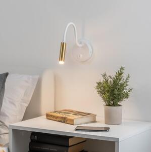 Brilagi - LED Димируем гъвкава стена лампа MAYA 1xG9/4W/230V бял/златист