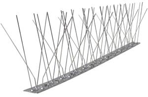 6 броя шипове по пет реда против птици и гълъби от неръждаема стомана