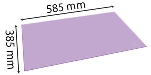 Exacompta Подложка за бюро Aquarel, 58.5 х 38.5 cm, пастелнолилава