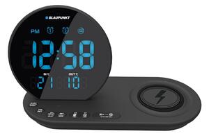 Blaupunkt Радио часовник CR85BK, FM радио, температура, USB/WC/IN/OUT, черен