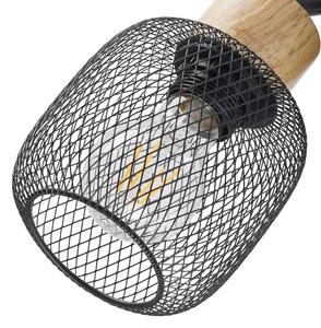 Brilagi - точково осветително тяло BASKLITE 3xE27/15W/230V дърво/черно