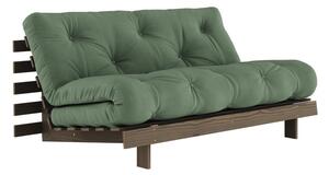 Зелен разтегателен диван 160 cm Roots - Karup Design