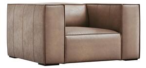 Светлокафяв кожен фотьойл Madame - Windsor & Co Sofas