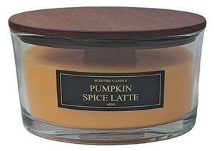 Sinsay - Ароматна свещ с дървен фитил Pumpkin Spice Latte - opaнжeв
