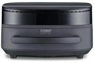 Фритюрник с горещ въздух и фурна за пица Caso AirFry & PizzaChef, 2850W, 6 л, 11 програми, 50-230°C, Таймер, Reminder, До 30 см, Черен
