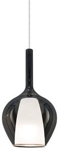 IDEAL LUX Ideal Lux висяща лампа Kalique 1, пушено сива, Ø 18 cm, Затъмняване, Сив, Дневна/трапезария, Пластмаса, Модерен