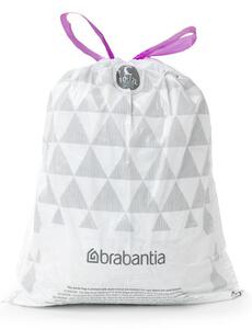 Торбички за кош Brabantia PerfectFit Sort&Go/Touch N 647035, Размер C, 10-12 л, 20 броя, Бял
