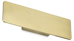 Ideallux Ideal Lux LED стенна лампа Zig Zap, ширина 29 cm, месингов цвят, Злато / месинг, Дневна/трапезария, Алуминий, Модерен