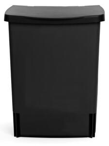 Кош за боклук за вграждане Brabantia Built-In 647043, 10 л, Широк отвор, Лесно почистване, Черен