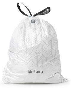 Торбички за кош Brabantia PerfectFit Bo 1004145, Размер M, 60 л, 10 броя, Бял