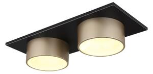 Globo 56964-2 - LED таванно осветително тяло RAYMOND LED/24W/230V 3000K 46x20 cm месинг