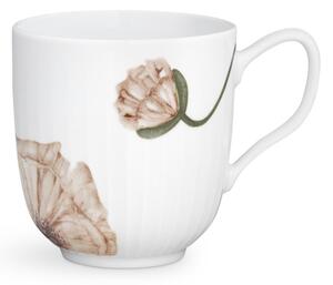 Бяла порцеланова чаша Poppy, 330 ml Hammershøi - Kähler Design