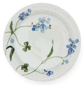 Бяла десертна порцеланова чиния ø 22 cm Hammershøi Summer – Kähler Design