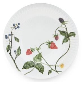 Бяла десертна порцеланова чиния ø 22 cm Hammershøi Summer – Kähler Design