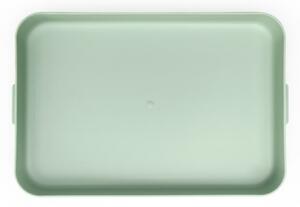 Кутия за храна Brabantia Make&Take 1006285, 1.1 л, До 2 сандвича, Без BPA, Плоска, Зелен
