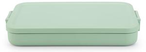 Кутия за храна Brabantia Make&Take 1006285, 1.1 л, До 2 сандвича, Без BPA, Плоска, Зелен
