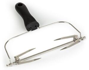 Klarstein AeroViatl Cube Chef, въртящ се шиш и държач за шиш за фритюрник с горещ въздух, неръждаема стомана