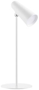 Настолна лампа Xiaomi Flexible Rechargeable Lamp, 3.5W, 100lm, 2700-5000K, работа на батерия, бяла