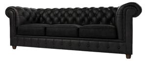 Диван от черно кадифе 230 cm Cambridge - Ropez