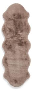 Светлокафява синтетична пътека 60x180 cm Super Teddy – Think Rugs