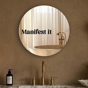 Стикер за огледало S4 – Manifest it