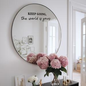 Стикер за огледало S27 – KEEP GOING, the world is yours