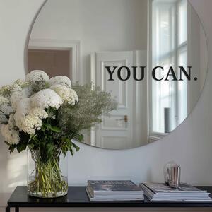 Стикер за огледало S33 – YOU CAN. 39x6