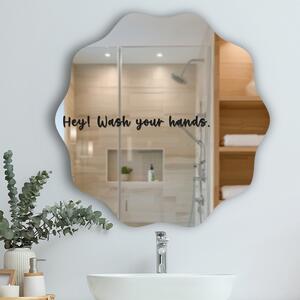Стикер за огледало S32 – Hey! Wash your hands