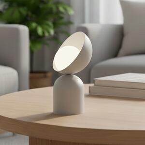 EMIBIG LIGHTING Настолна лампа Boto LN1, сива, стомана/стъкло, височина 31 cm, G9, Сив, Дневна/трапезария, Метал, Модерен