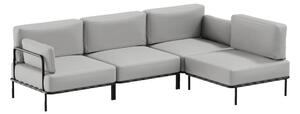 Светлосив модулен градински диван 234 cm Salve - Sit Sit