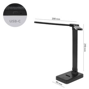 Brilagi - LED димируема настолна лампа MODO DUO LED/8W/5V 3000/4000/6500K черна