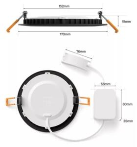 Philips - комплект 2x LED RGBW димируеми вградени осветителни тела за баня Hue SLIM LED/12W/230V IP44