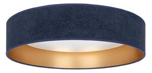 Brilagi-LED Димируемо осветително тяло VELVET SM. VARI 24W/230V 3000–6500K Ø45 см син/златист + дистанционно управление