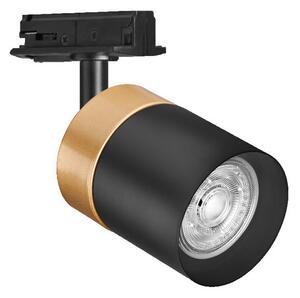 LED лампа Ledvance Tracklight Spot Cylinder Gold GU10, за релса, 240V, IP20, черна