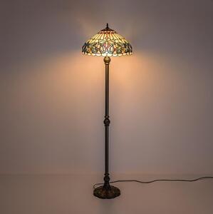 Brilagi - Tiffany витражна подова лампа LUISA 2xE27/60W/230V