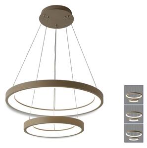 Brilagi - димируем LED полилей на кабел FALCON SLIM LED/68W/230V Ø 50 см бежов + дистанционно управление