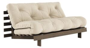 Бежов и кремав разтегателен диван 160 cm Roots - Karup Design