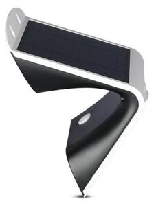 LED соларен стенен фенер с сензор LED/3W/3,7V 3000/4000K IP65 бял
