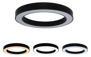 LED таванно осветително тяло LED/80W/230V 3000/4000/6500K Ø 80 см, черно