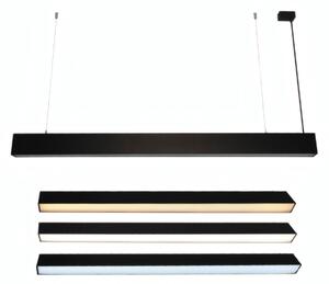 LED полилей на кабел LED/55W/230V 3000/4000/6500K 120 см черен