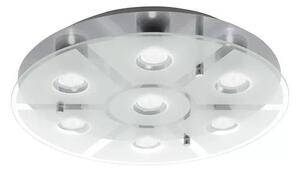 Eglo 75343 -LED димируемо таванно осветително тяло CABO-SD 7xGU10/5W/230V Ø46 см матов хром
