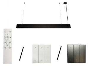 LED полилей на кабел LED/55W/230V 3000/4000/6500K 120 см черен