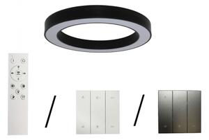 LED таванно осветително тяло LED/80W/230V 3000/4000/6500K Ø 80 см, черно