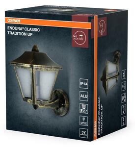 Osram - Външна стенна лампа TRADITION UP 1xE27/60W/230V IP44