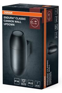 Osram - Външно стенно осветително тяло CANNON 2xGU10/35W/230V IP44