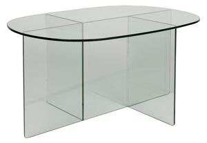 Стъклена масичка за кафе 60x80 cm Linea – Zuiver