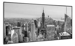 Klarstein Wonderwall Air Art Smart, инфрачервен нагревател, New York City, 60 x 120 см, 700 W