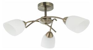 Полилей за повърхностен монтаж DONNA 3xE27/60W/230V патина