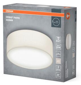 Osram - Плафон ORBIS PARIS 1xE27/25W/230V Ø 30 см кремав