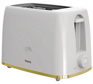 Тостер Oliver Voltz Daisy OV51440W, 700W, 2 филийки, 6 нива, Подвижна тавичка за трохи, Бял